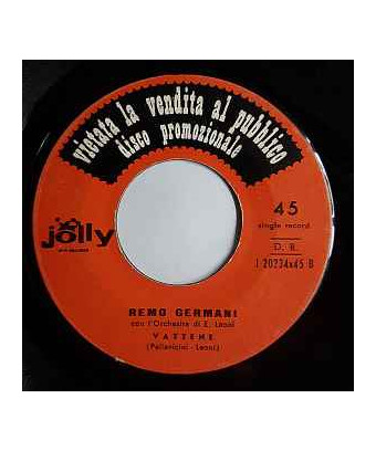 Ce soir non non non [Remo Germani] - Vinyl 7", 45 RPM, Single, Promo
