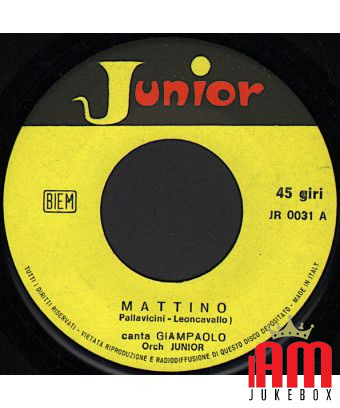 Mattino [Giampaolo] - Vinyl 7", 45 RPM [product.brand] 1 - Shop I'm Jukebox 