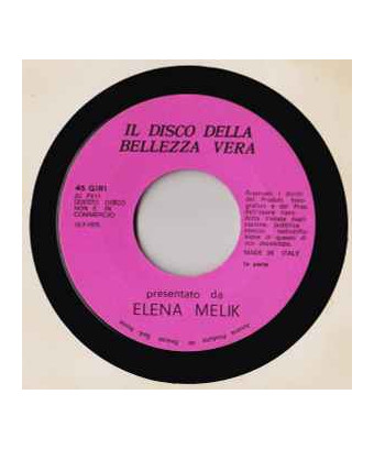Il Disco Della Bellezza Vera [Elena Melik] - Vinyl 7", 45 RPM, Promo [product.brand] 1 - Shop I'm Jukebox 