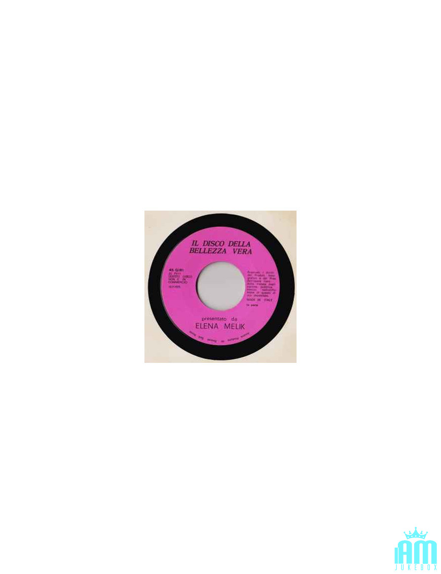 The Record of True Beauty [Elena Melik] – Vinyl 7", 45 RPM, Promo [product.brand] 1 - Shop I'm Jukebox 