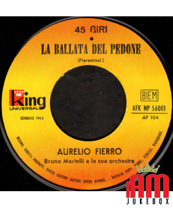 Black Eyes And Blue Sky [Aurelio Fierro] – Vinyl 7", 45 RPM