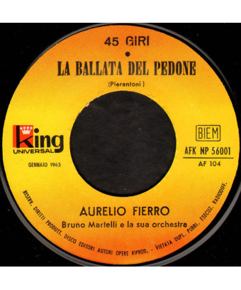 Occhi Neri E Cielo Blu [Aurelio Fierro] - Vinyl 7", 45 RPM