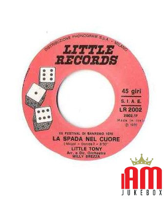 La Spada Nel Cuore [Little Tony] – Vinyl 7", 45 RPM [product.brand] 1 - Shop I'm Jukebox 