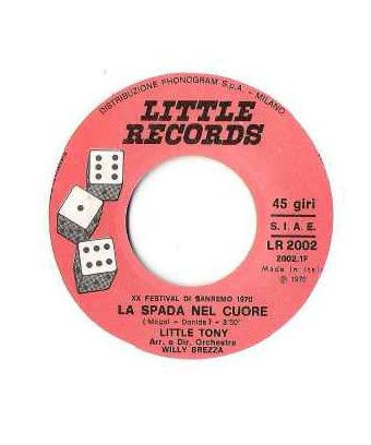 La Spada Nel Cuore [Little Tony] - Vinyle 7", 45 tours [product.brand] 1 - Shop I'm Jukebox 