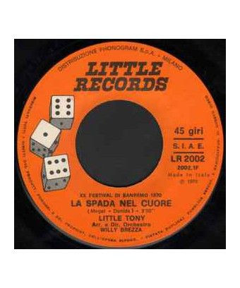 La Spada Nel Cuore [Little Tony] - Vinyl 7", 45 RPM [product.brand] 1 - Shop I'm Jukebox 