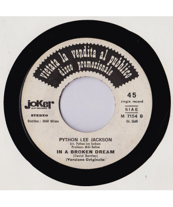 Delta Queen   In A Broken Dream [Proudfoot,...] - Vinyl 7", 45 RPM, Promo, Stereo