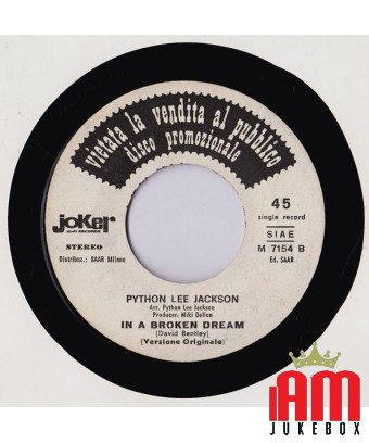 Delta Queen   In A Broken Dream [Proudfoot,...] - Vinyl 7", 45 RPM, Promo, Stereo