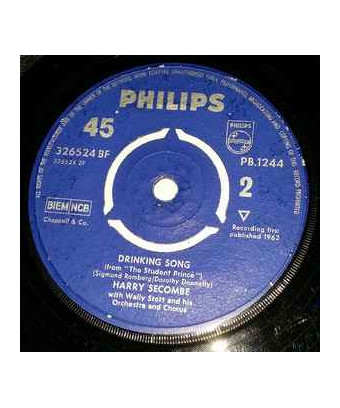 Grinzing [Harry Secombe] – Vinyl 7", 45 RPM [product.brand] 1 - Shop I'm Jukebox 
