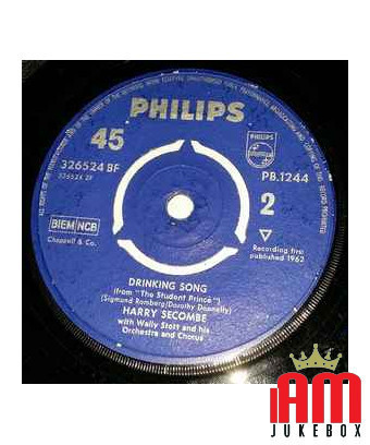 Grinzing [Harry Secombe] - Vinyle 7", 45 tours
