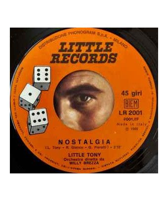 Nostalgia [Little Tony] - Vinyl 7" [product.brand] 1 - Shop I'm Jukebox 