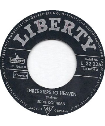 C'Mon Everybody Three Steps To Heaven [Eddie Cochran] – Vinyl 7", 45 RPM, Single [product.brand] 1 - Shop I'm Jukebox 