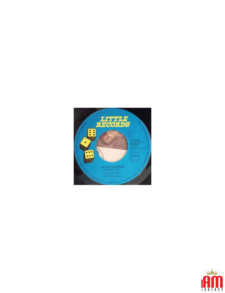 La Folle Corsa [Little Tony] - Vinyl 7", 45 RPM, Stereo [product.brand] 1 - Shop I'm Jukebox 