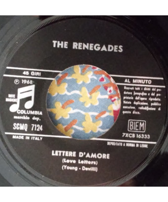 Lettres d'amour [The Renegades (3)] - Vinyle 7", 45 TR/MIN [product.brand] 1 - Shop I'm Jukebox 