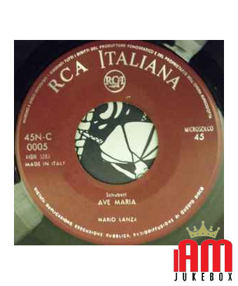 Ave Maria [Mario Lanza] – Vinyl 7", 45 RPM [product.brand] 1 - Shop I'm Jukebox 