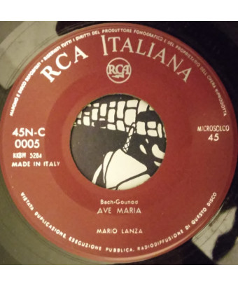 Ave Maria [Mario Lanza] - Vinyl 7", 45 RPM