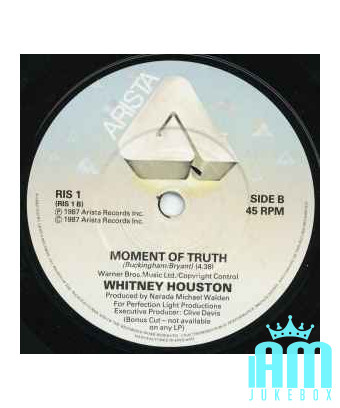 I Wanna Dance With Somebody (Who Loves Me) [Whitney Houston] – Vinyl 7", 45 RPM, Single [product.brand] 1 - Shop I'm Jukebox 
