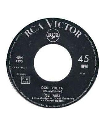 Ogni Volta [Paul Anka] - Vinyl 7", 45 RPM [product.brand] 1 - Shop I'm Jukebox 