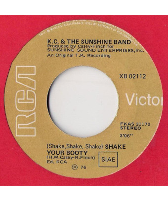 (Shake, Shake, Shake) Shake Your Booty Boogie Shoes [KC & The Sunshine Band] – Vinyl 7", 45 RPM