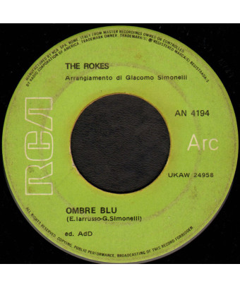 Ombre Blu [The Rokes] - Vinyl 7", 45 RPM, Mono [product.brand] 1 - Shop I'm Jukebox 