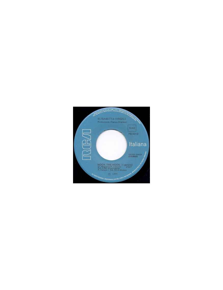 Hook The Hook (Il Gancio) [Elisabetta Virgili,...] - Vinyl 7", 45 RPM, Stéréo