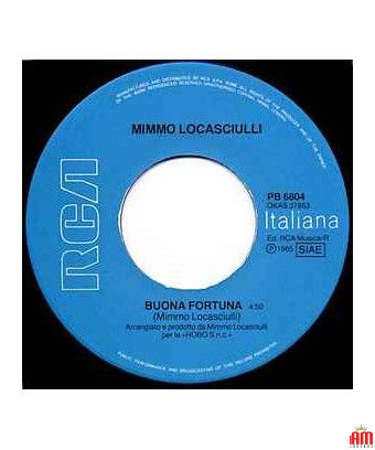 Bonne chance sous l'oreiller [Mimmo Locasciulli] - Vinyle 7", 45 tr/min, stéréo [product.brand] 1 - Shop I'm Jukebox 