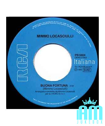 Good Luck Under the Pillow [Mimmo Locasciulli] - Vinyl 7", 45 RPM, Stereo [product.brand] 1 - Shop I'm Jukebox 