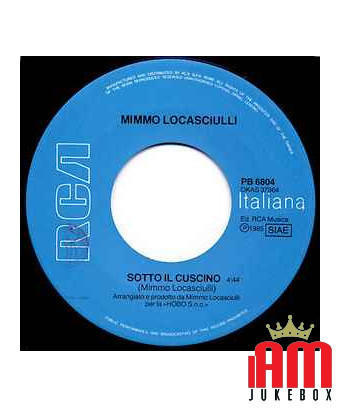 Bonne chance sous l'oreiller [Mimmo Locasciulli] - Vinyle 7", 45 tr/min, stéréo [product.brand] 1 - Shop I'm Jukebox 