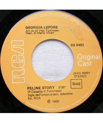 Peline Story [Georgia Lepore] - Vinyle 7", 45 tours, stéréo