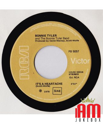 It's A Heartache   Got So Used To Lovin' You [Bonnie Tyler] - Vinyl 7", 45 RPM, Single, Stereo