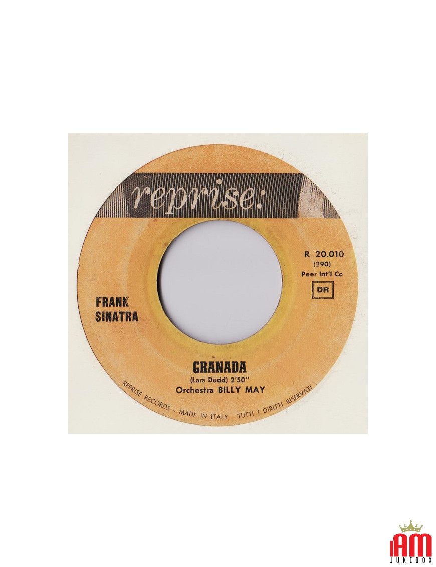 Granada [Frank Sinatra] – Vinyl 7", 45 RPM [product.brand] 1 - Shop I'm Jukebox 