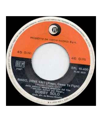 Bobby Solo – Ringo Dove Vai? (Ringo Come To Fight) [product.brand] 1 - Shop I'm Jukebox 