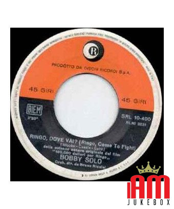 Bobby Solo – Ringo Where are you going? (Ringo Come To Fight) [product.brand] 1 - Shop I'm Jukebox 