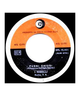 Pugni Chiusi [I Ribelli] - Vinyl 7", 45 RPM [product.brand] 1 - Shop I'm Jukebox 