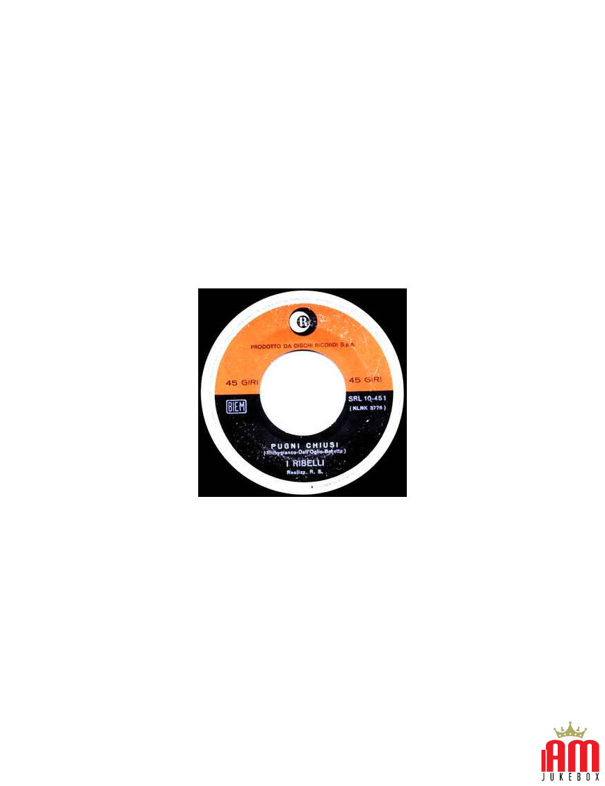 Poings serrés [I Ribelli] - Vinyl 7", 45 RPM [product.brand] 1 - Shop I'm Jukebox 