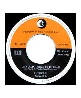 Clenched Fists [I Ribelli] – Vinyl 7", 45 RPM [product.brand] 1 - Shop I'm Jukebox 