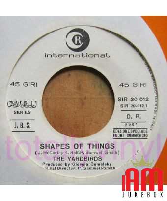 Shapes Of Things [The Yardbirds] - Vinyle 7", 45 tours, promo [product.brand] 1 - Shop I'm Jukebox 