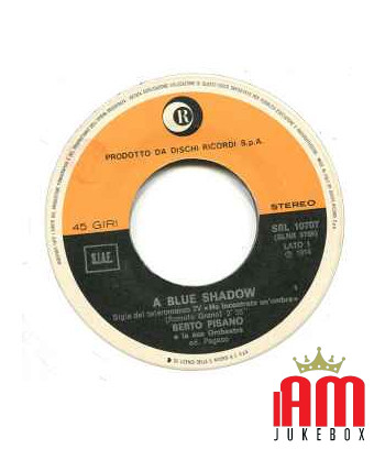 A Blue Shadow [Berto Pisano E La Sua Orchestra] – Vinyl 7", 45 RPM, Single, Stereo