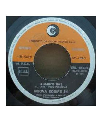 4 Marzo 1943 [Equipe 84] - Vinyl 7", 45 RPM [product.brand] 1 - Shop I'm Jukebox 