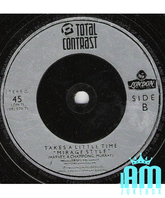 Prend un peu de temps [Total Contrast] - Vinyl 7", 45 RPM, Single, Stéréo [product.brand] 1 - Shop I'm Jukebox 