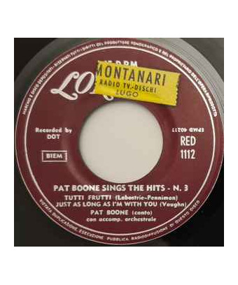 Sings The Hits Number 3 [Pat Boone] - Vinyl 7", EP, 45 RPM [product.brand] 1 - Shop I'm Jukebox 