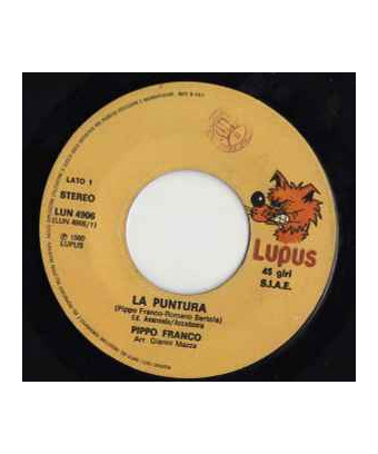 La Puntura [Pippo Franco] - Vinyl 7", 45 RPM, Stereo