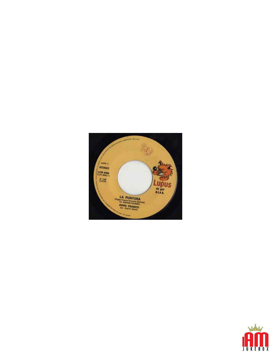 La Puntura [Pippo Franco] - Vinyl 7", 45 RPM, Stereo [product.brand] 1 - Shop I'm Jukebox 