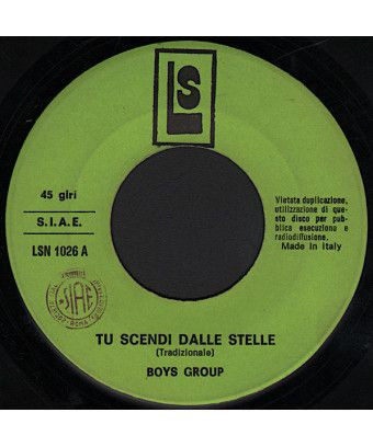 Tu Scendi Dalle Stelle [Boys Group] - Vinyl 7", 45 RPM [product.brand] 1 - Shop I'm Jukebox 