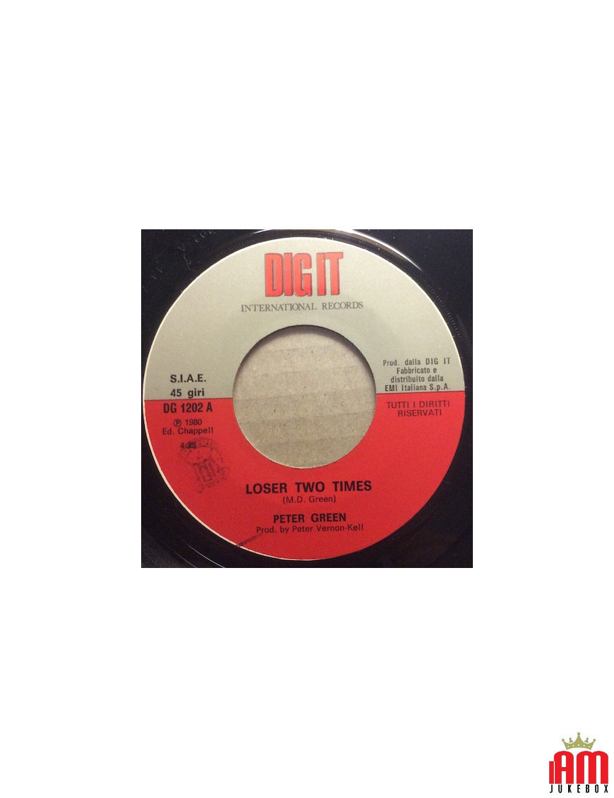 Perdant deux fois [Peter Green (2)] - Vinyle 7", 45 tr/min