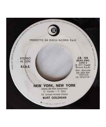 Non Legarti A Me   New York, New York [Sammy Barbot,...] - Vinyl 7", 45 RPM, Jukebox