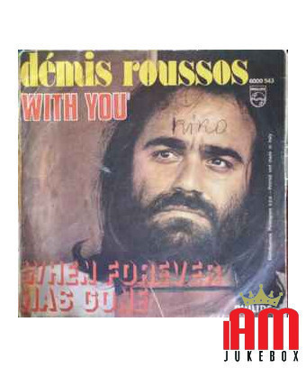 Avec Toi [Demis Roussos] - Vinyl 7", 45 RPM, Single, Stéréo
