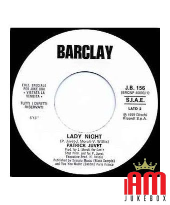 Fragile Lady Night Boy [Laura Luca,...] - Vinyl 7", 45 RPM, Jukebox [product.brand] 1 - Shop I'm Jukebox 