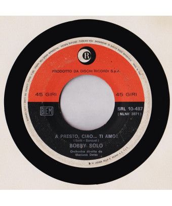 Siesta [Bobby Solo] - Vinyl 7", 45 RPM [product.brand] 1 - Shop I'm Jukebox 