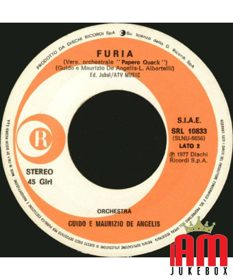 Furia [Mal,...] – Vinyl 7", 45 RPM, Stereo [product.brand] 1 - Shop I'm Jukebox 