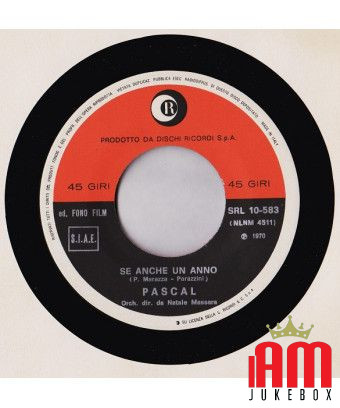 Elle dort [Pascal (37)] - Vinyl 7", 45 TR/MIN [product.brand] 1 - Shop I'm Jukebox 